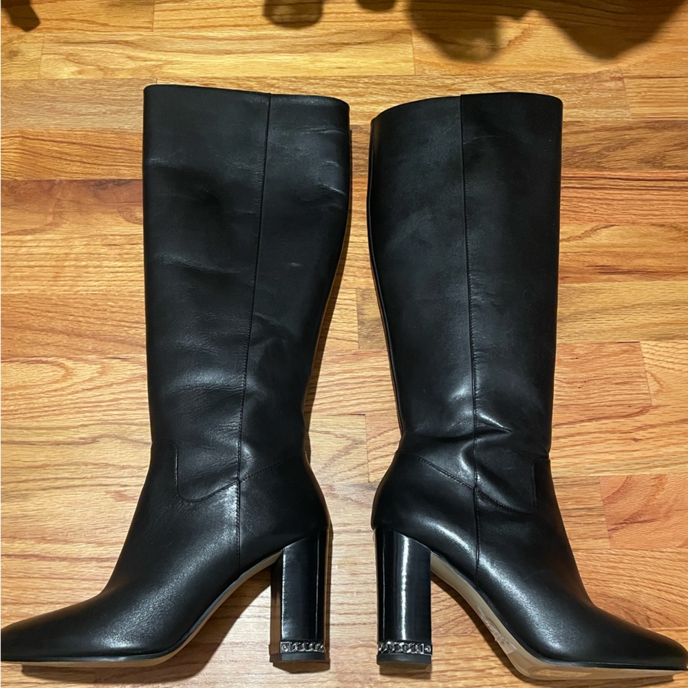 Leather boots